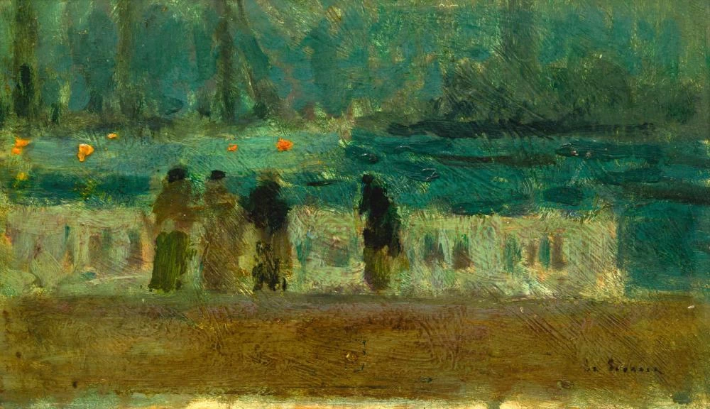 Henri Le Sidaner - 135, La banchina al chiaro di luna, Venezia